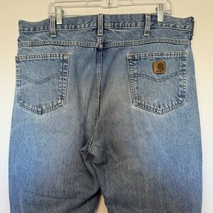 Carhartt Mens Jeans Size 39 x 33 Traditional Fit Denim 5 Pocket Work Pants